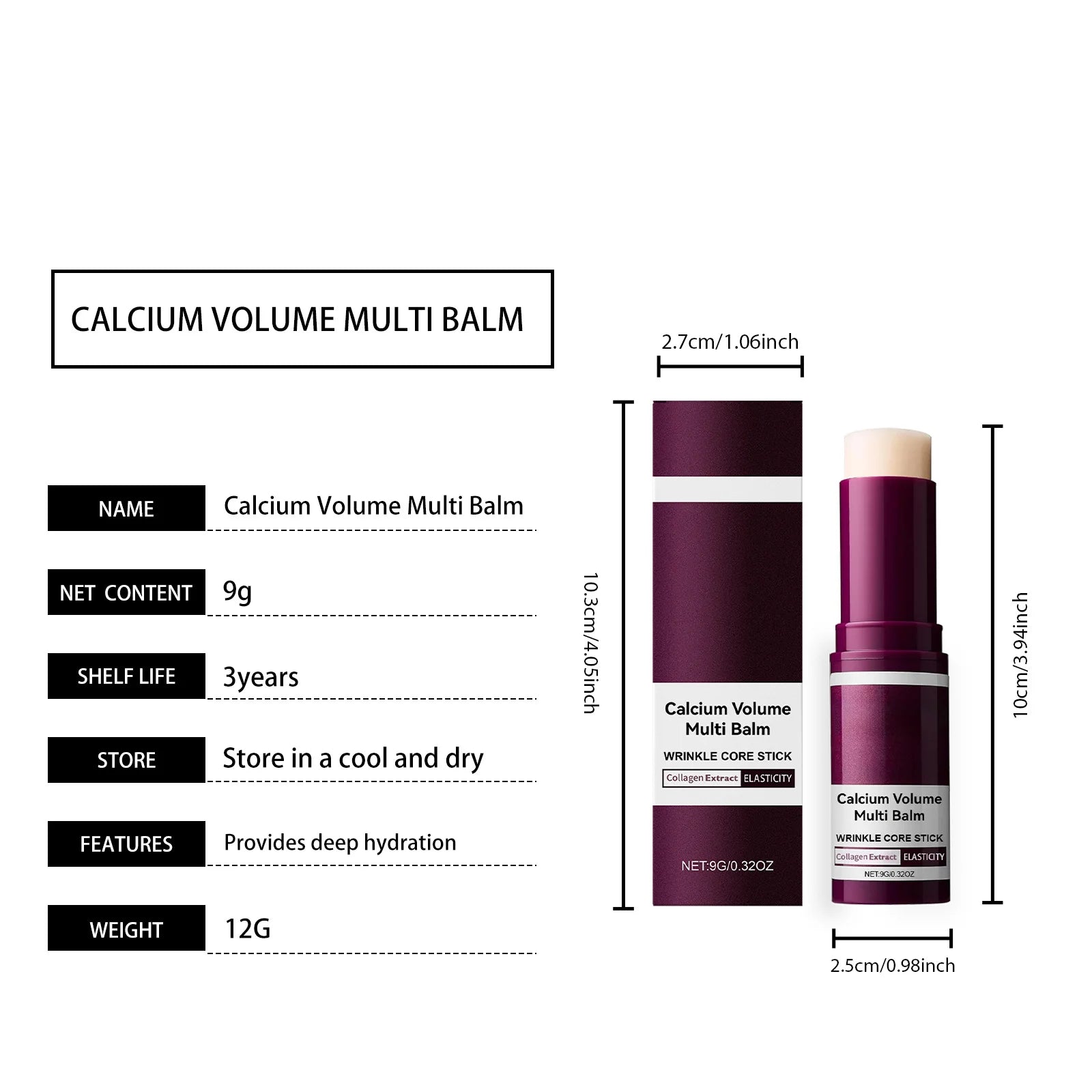 Calcium Glow Multi Balm Stick