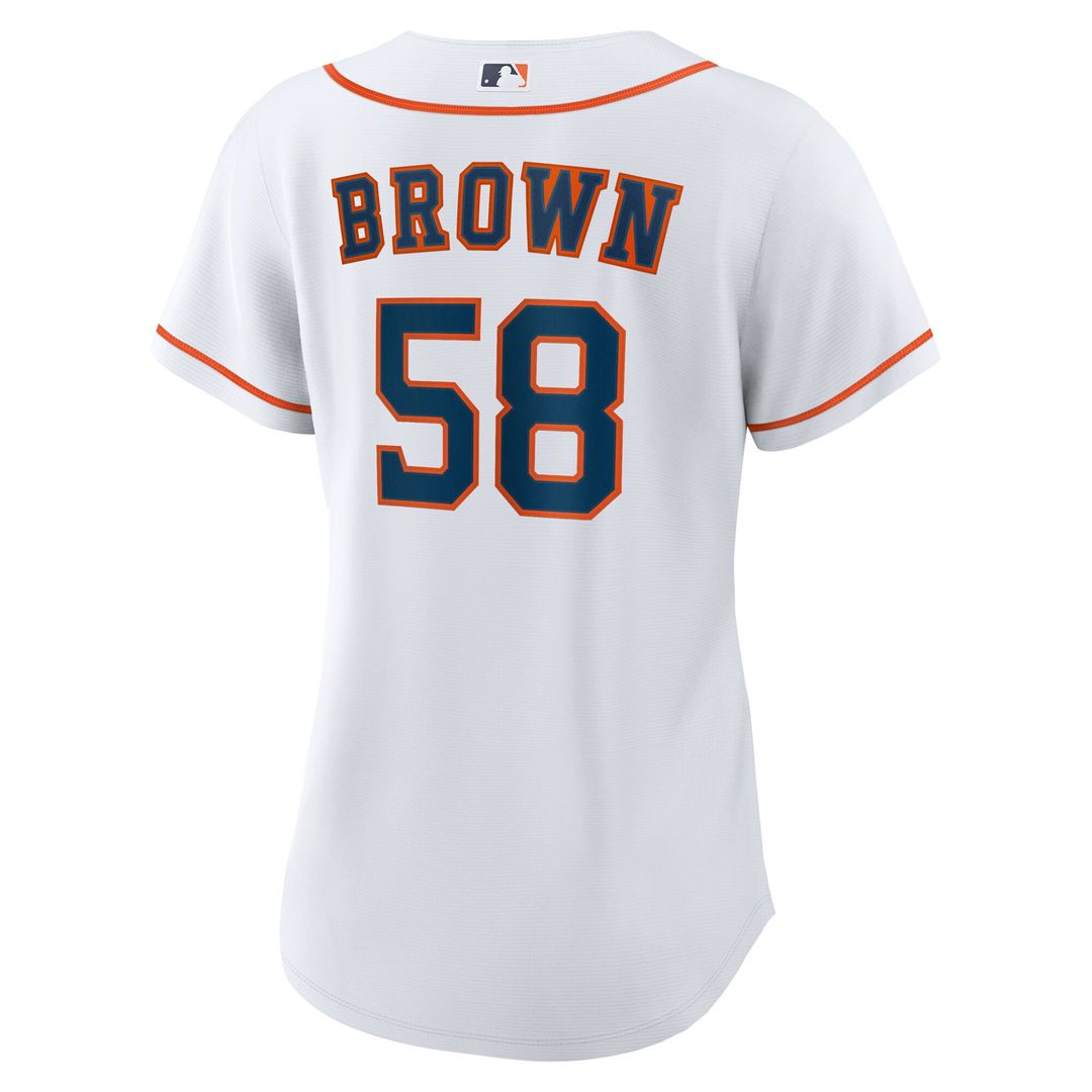 Hunter Brown Houston Astros Nike Women's Home Replica Jersey - White
