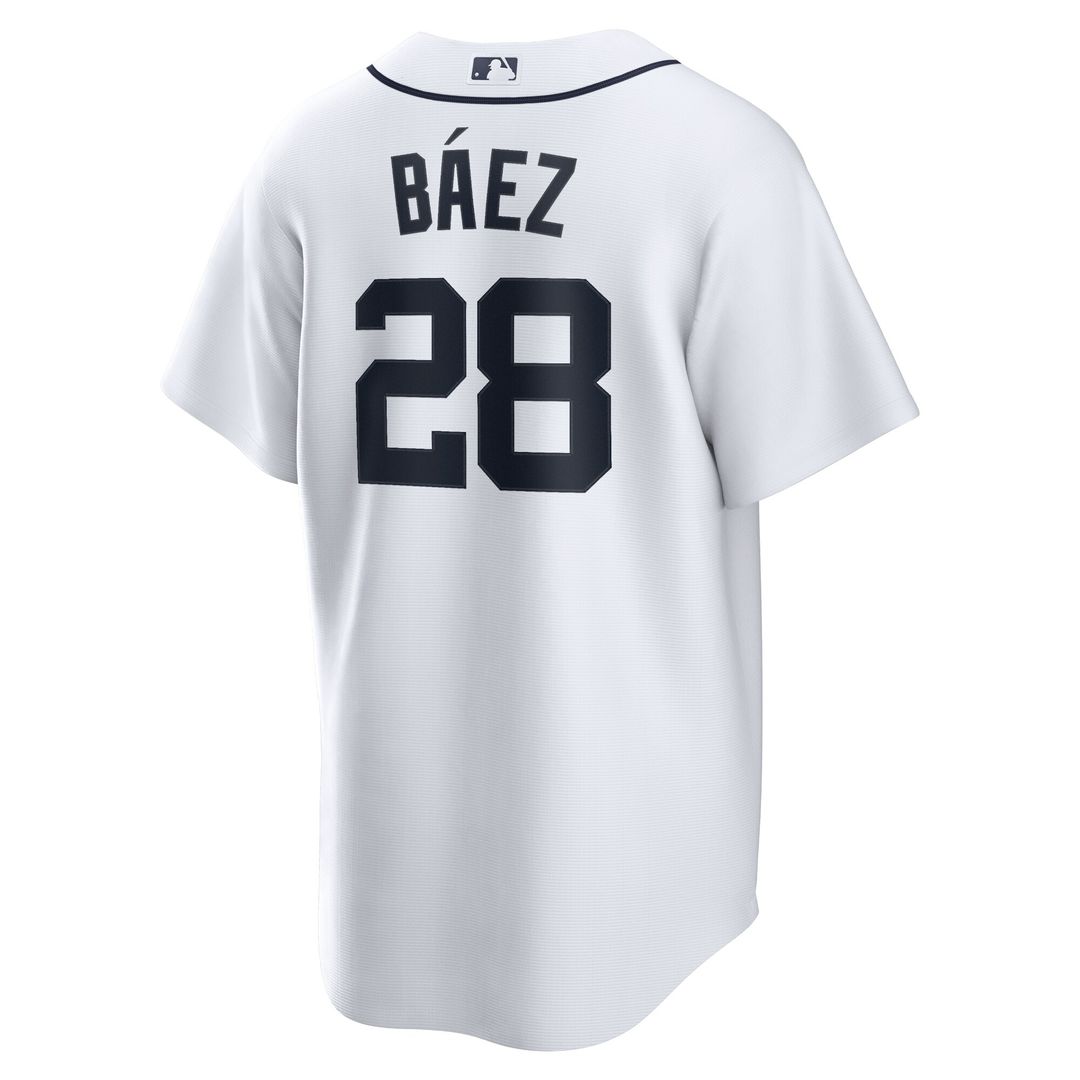 Javier Baez Detroit Tigers Nike Home Replica Player Jersey - White