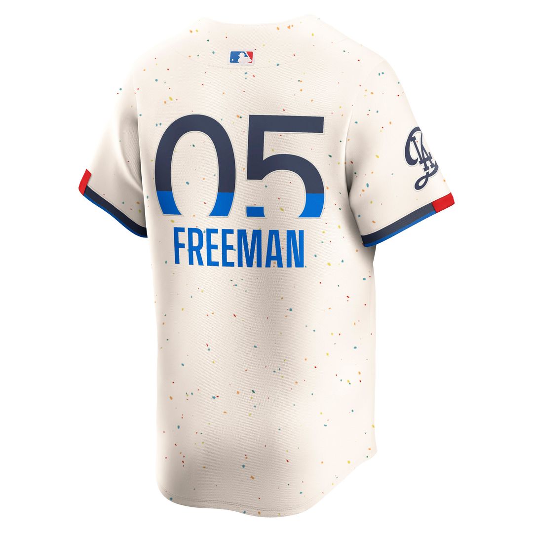 Freddie Freeman Los Angeles Dodgers Nike City Connect Limited Player Jersey - Cream