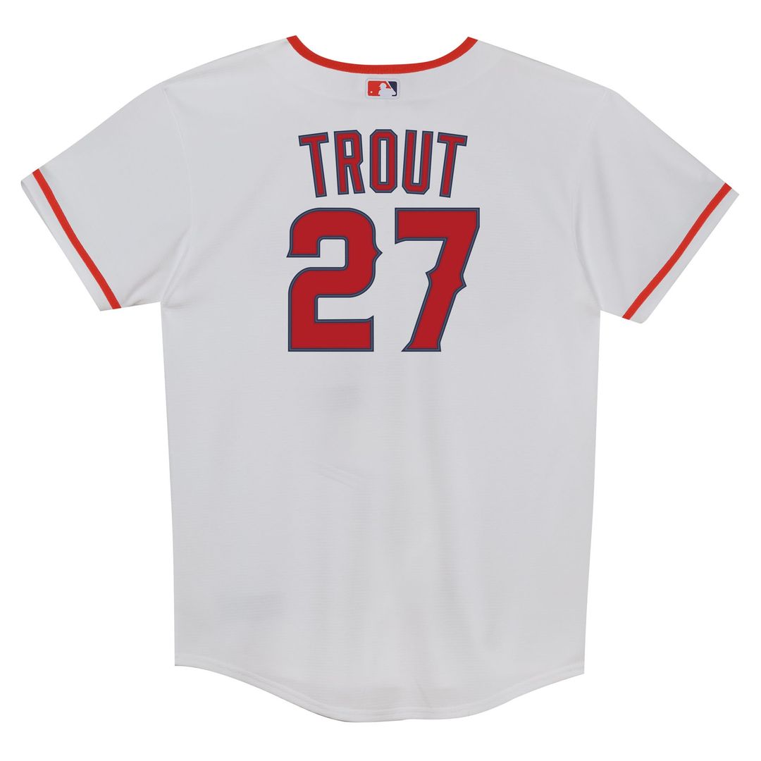 Mike Trout Los Angeles Angels Nike Preschool Home Replica Player Jersey - White