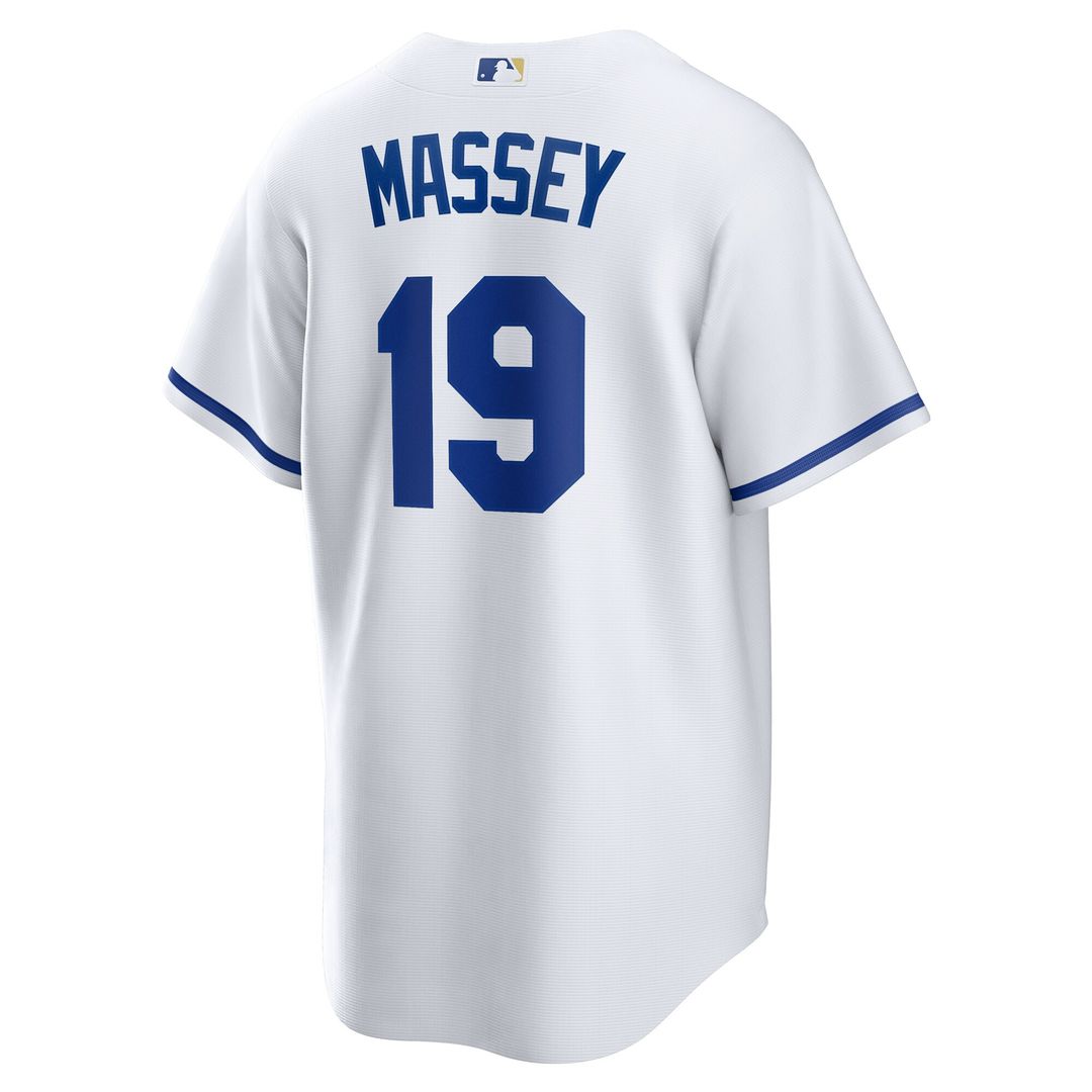 Michael Massey Kansas City Royals Nike Home Replica Jersey - White