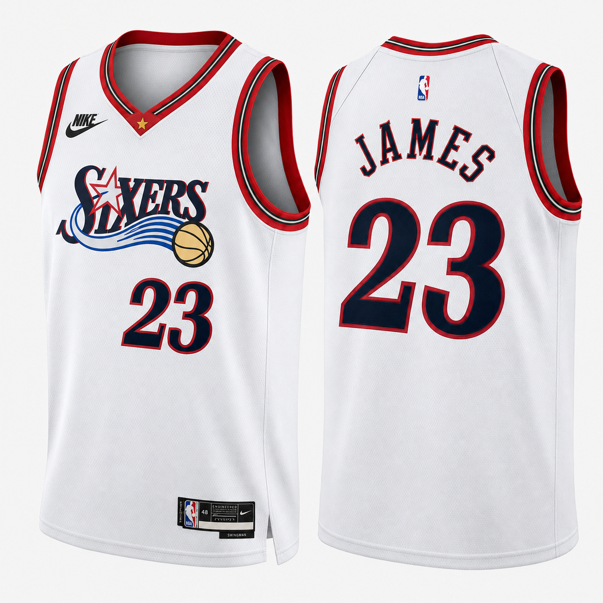 Philadelphia 76ers 2025/26 Hardwood Classics Dri-fit Swingman Jersey