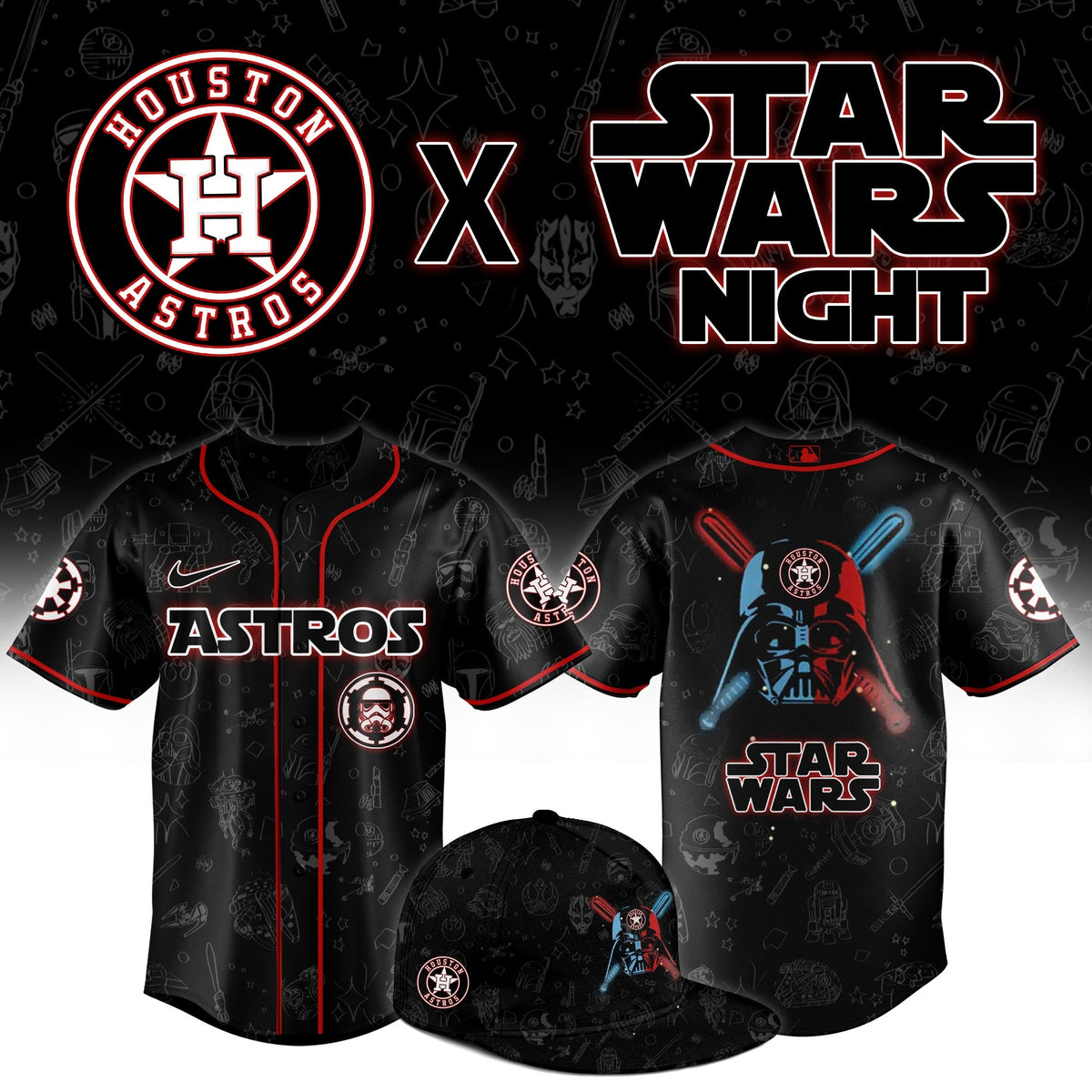 Houston Astros Star Wars Night Game Limited Jersey
