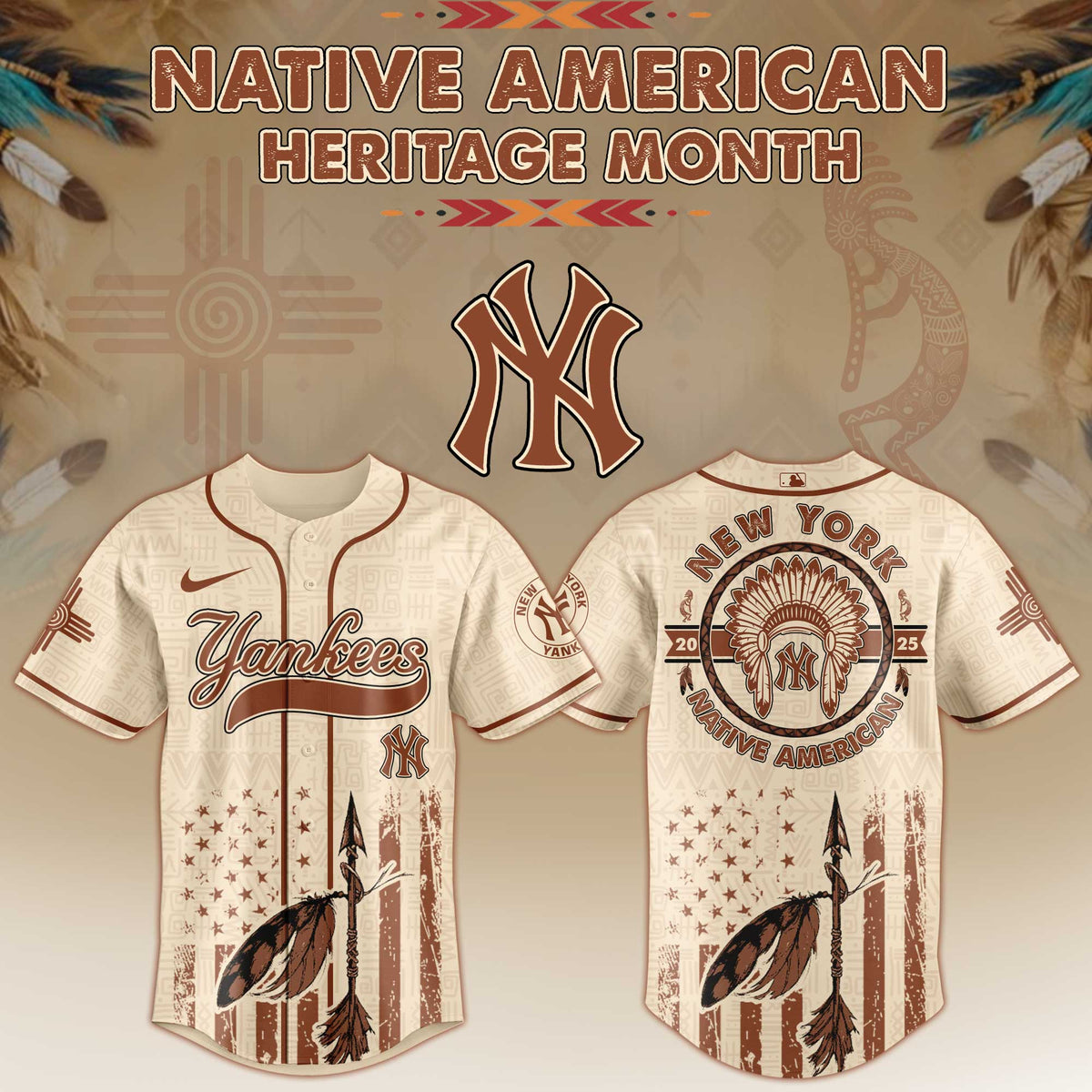 New York Yankees Native American Heritage Month Jersey