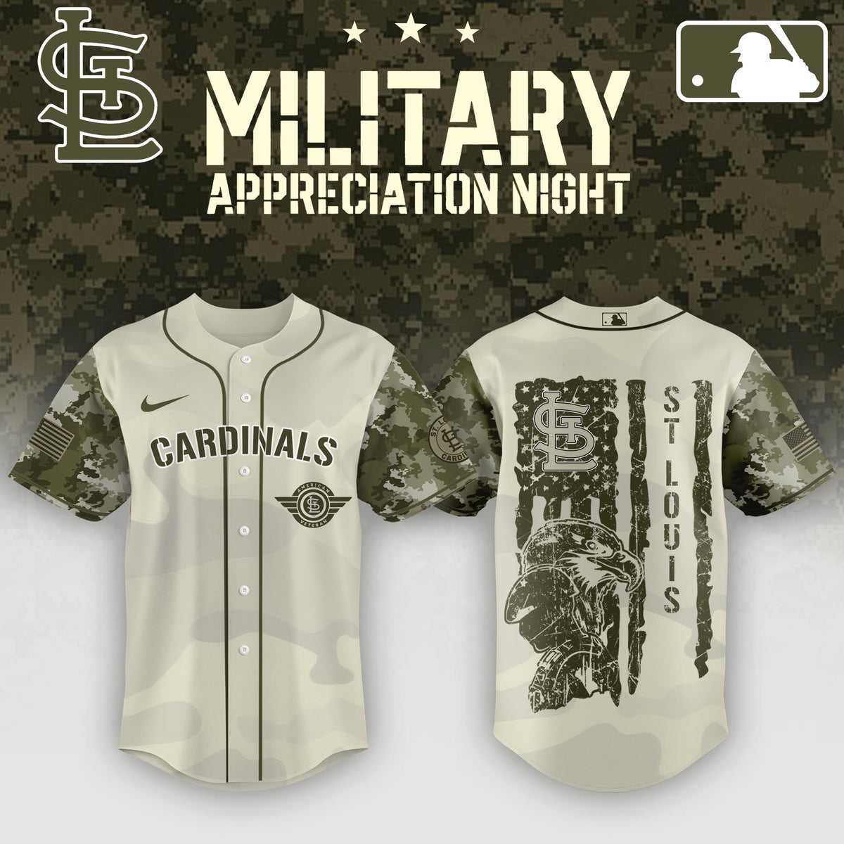 StLouis Cardinals Armed Forces Day Jersey
