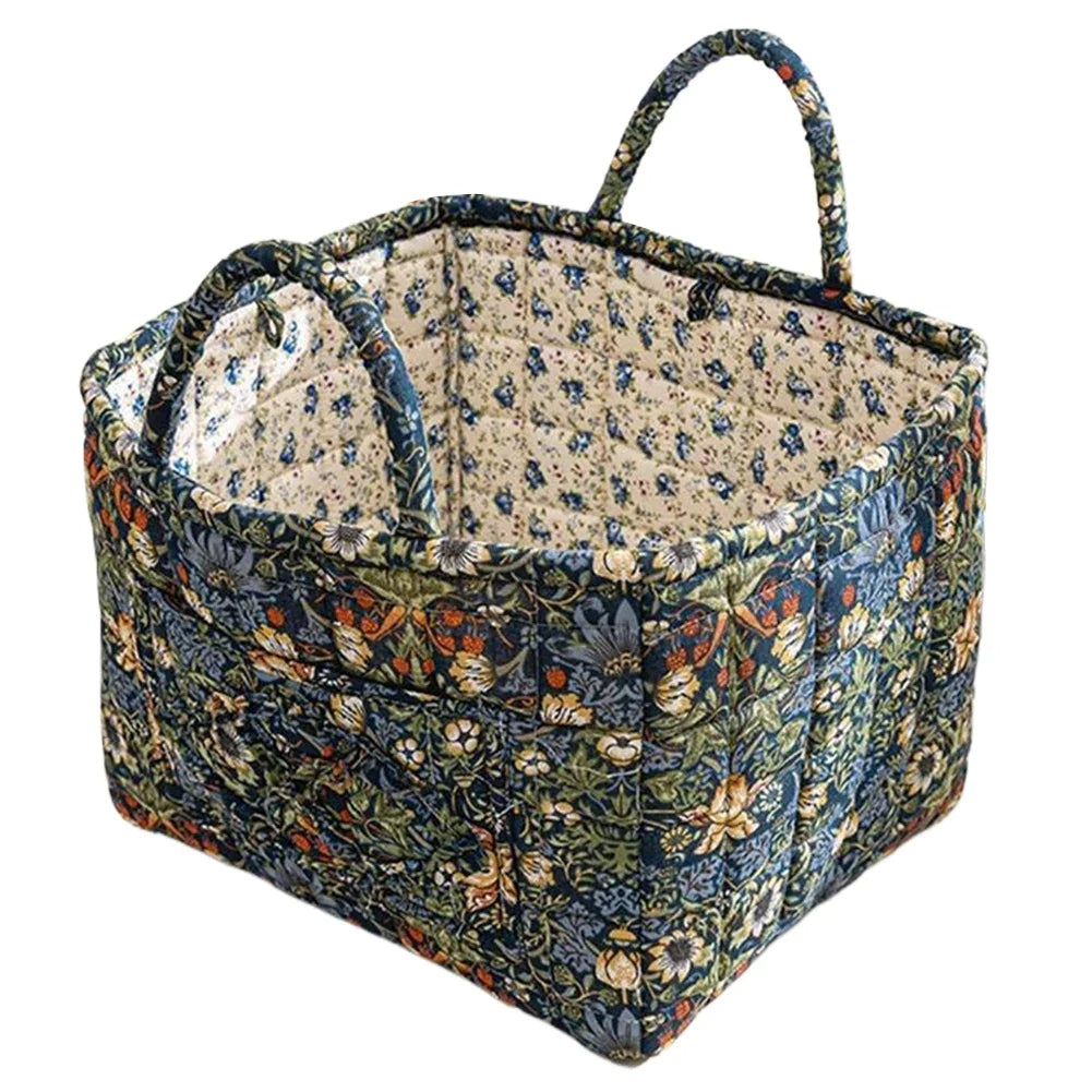 Boho Floral Laundry Basket
