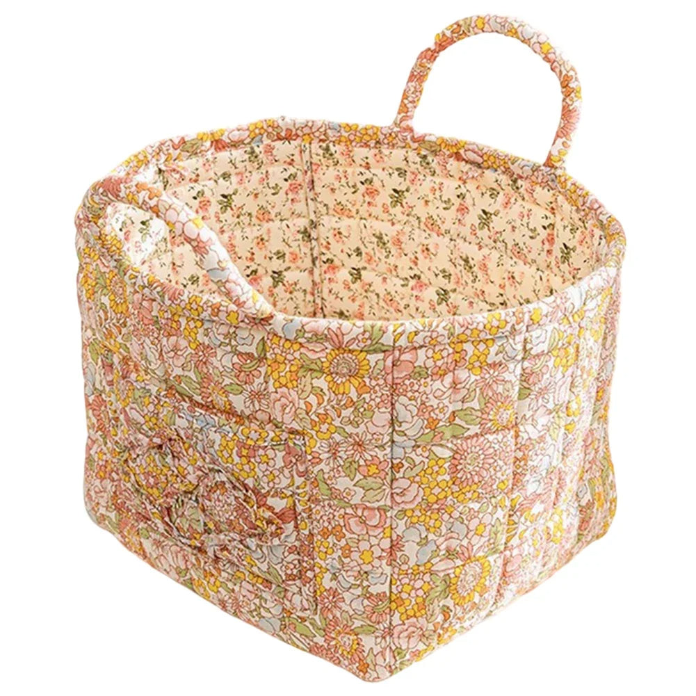 Boho Floral Laundry Basket