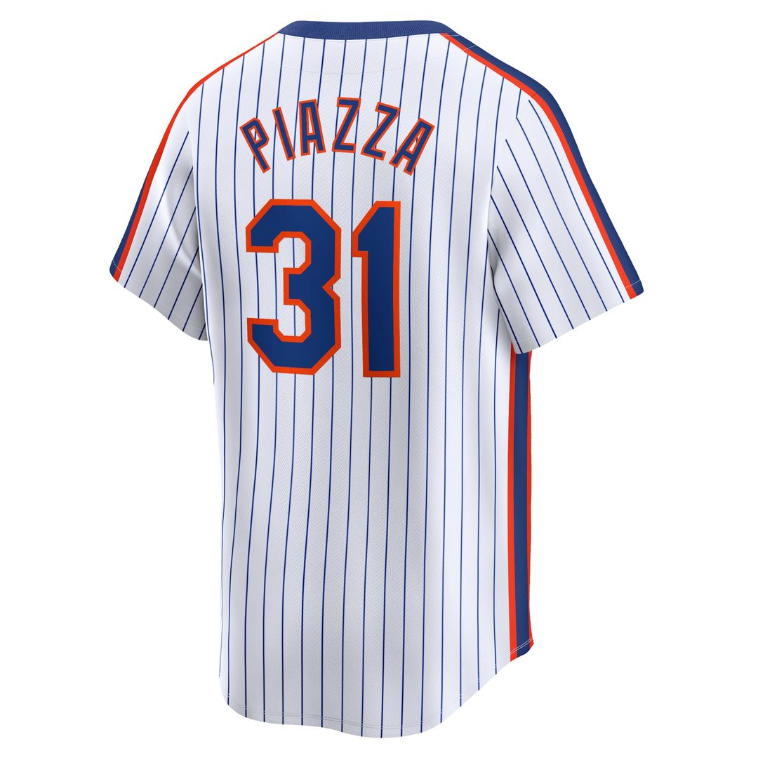 Mike Piazza New York Mets Nike Throwback Cooperstown Limited Jersey - White
