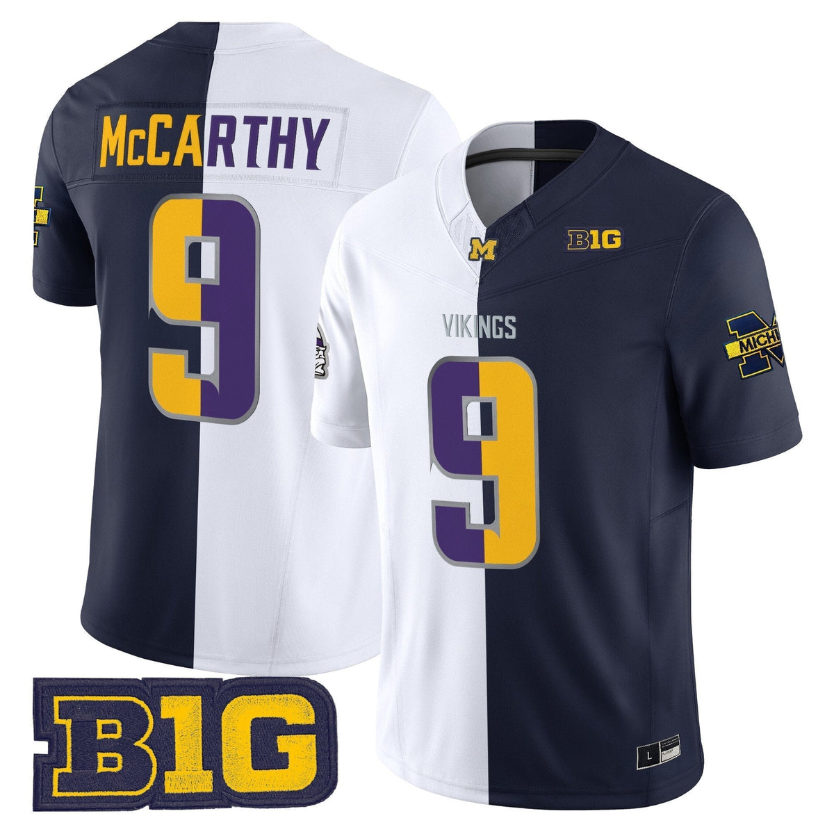 J.J. McCarthy Split Vapor Limited Jersey - All Stitched