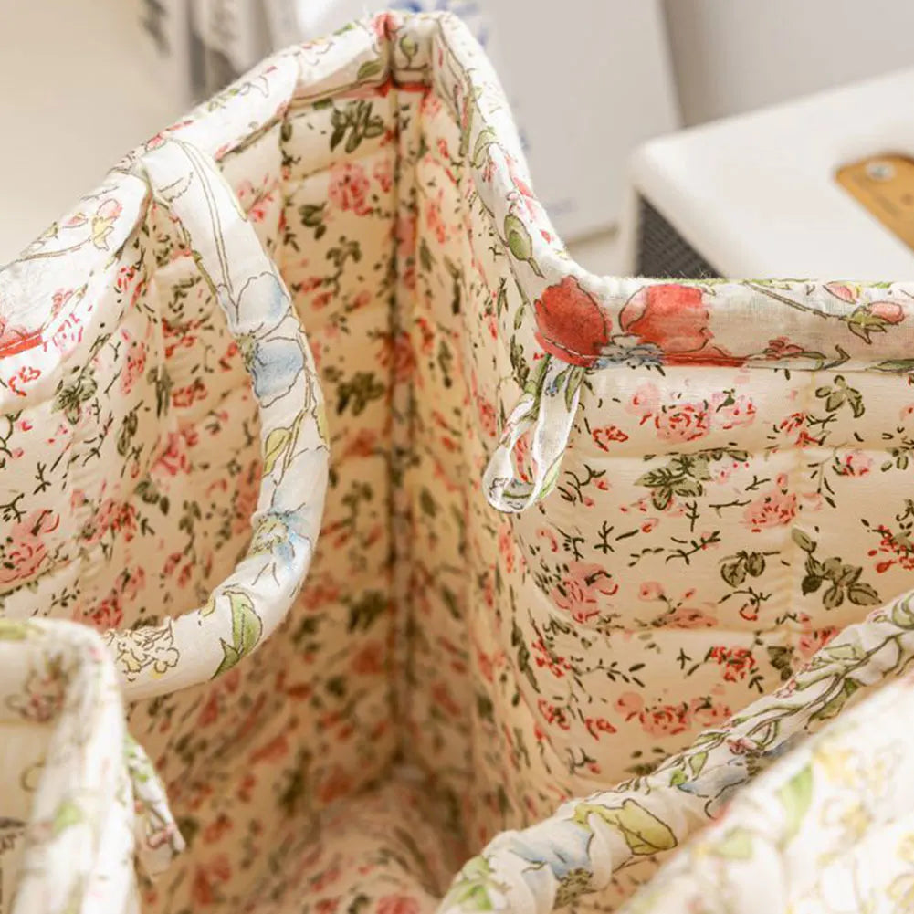 Boho Floral Laundry Basket