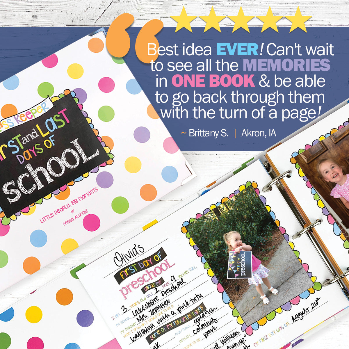 School Days Memory Book
