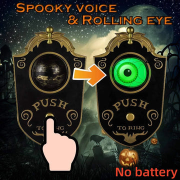 Halloween Glowing Doorbell Décor