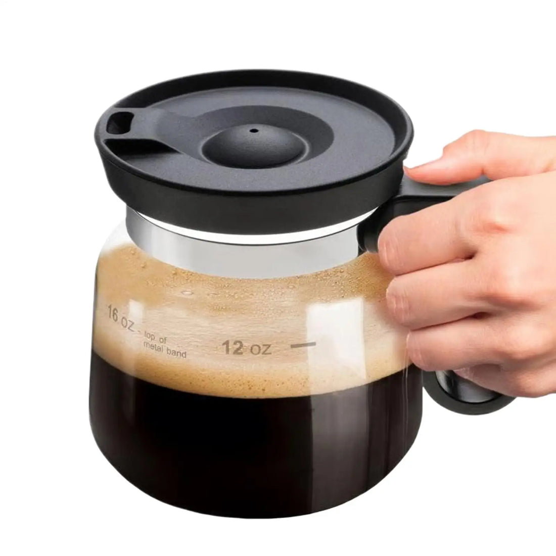 Elegant Glass Travel Mug