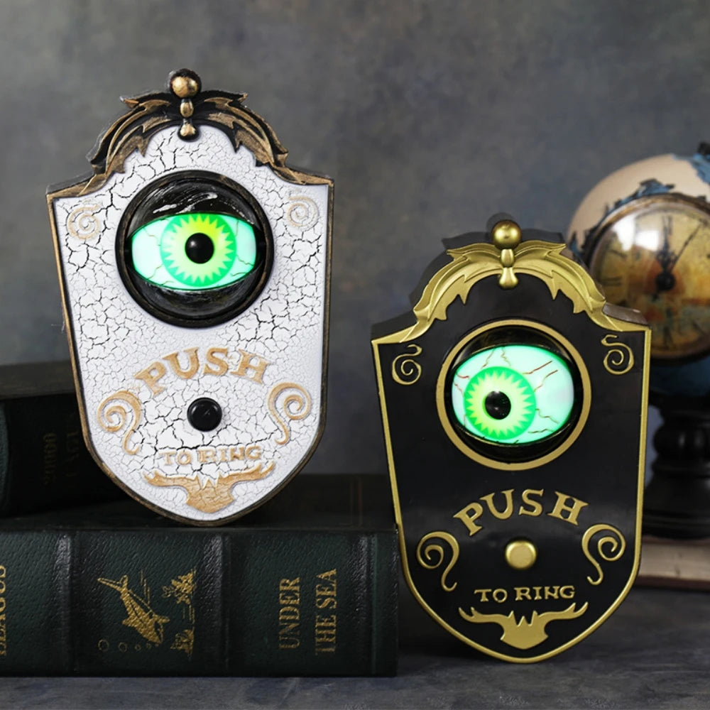 Halloween Glowing Doorbell Décor
