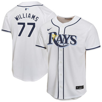 Carson Williams Tampa Bay Rays Nike Youth Home Player Game Jersey - White