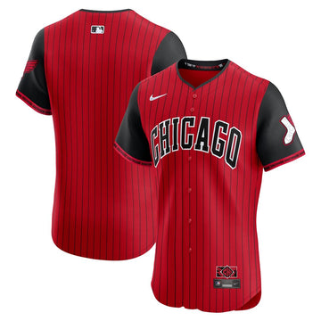 Chicago White Sox Nike 2025 City Connect Elite Jersey - Red/Black
