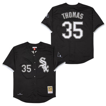 Mens #35 Frank Thomas Chicago White Sox Baseball Jersey