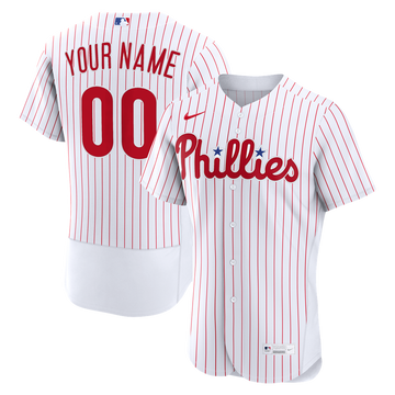 Philadelphia Phillies Nike Home Authentic Custom Jersey - White