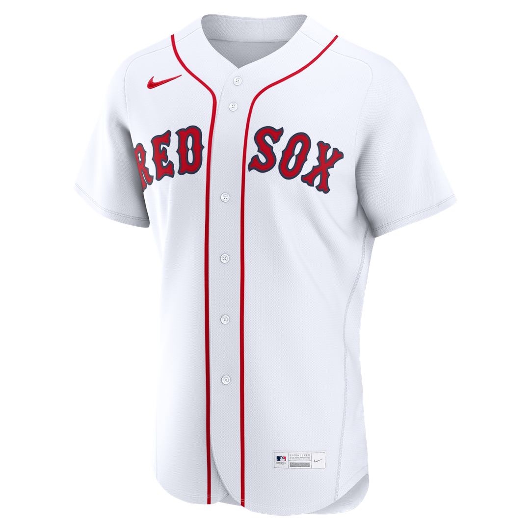 Boston Red Sox Nike Home Authentic Custom Jersey - White