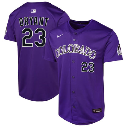 Kris Bryant Colorado Rockies Nike Youth Alternate Limited Player Jersey - Purple