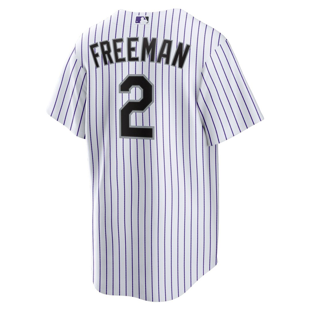 Tyler Freeman Colorado Rockies Nike Home Replica Jersey - White