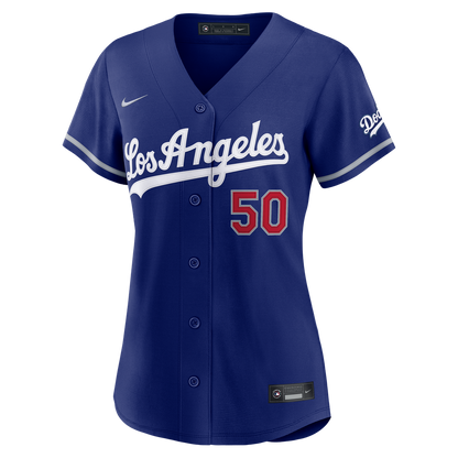 Mookie Betts Los Angeles Dodgers Nike Women's Alternate Stadium Jersey - Royal