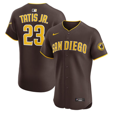 Fernando Tatis Jr. San Diego Padres Nike Road Elite Jersey - Brown