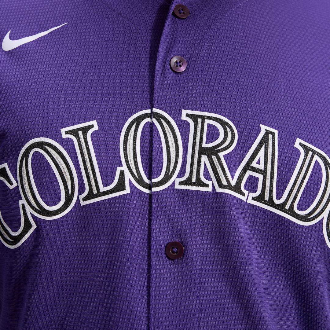 Colorado Rockies Nike Alternate Replica Team Jersey - Purple