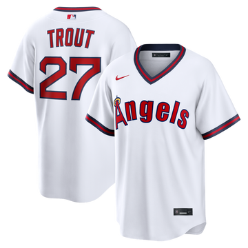 Mike Trout Los Angeles Angels Nike Alternate Replica Jersey - White