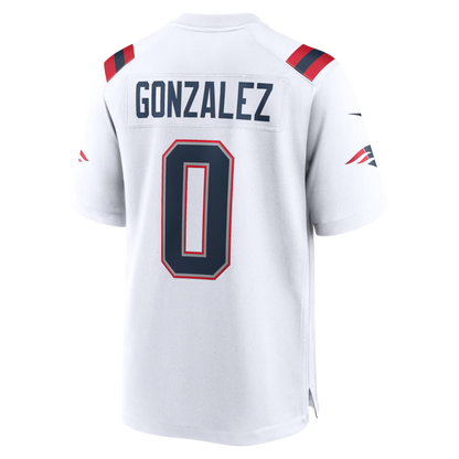 New England Patriots Road Game Super Bowl LX Patch Jersey - White