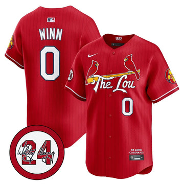 Men's St. Louis Cardinals Whitey Herzog Patch Vapor Premier Limited Jersey - All Stitched - Red