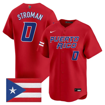 Men's Team Puerto Rico World Baseball Classic Vapor Premier Jersey - 2026 Roster - All Stitched