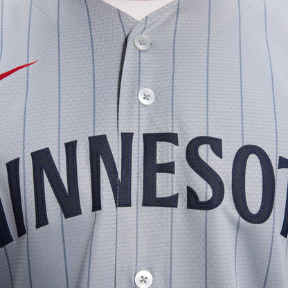 Minnesota Twins Nike Road Replica Team Jersey - Gray