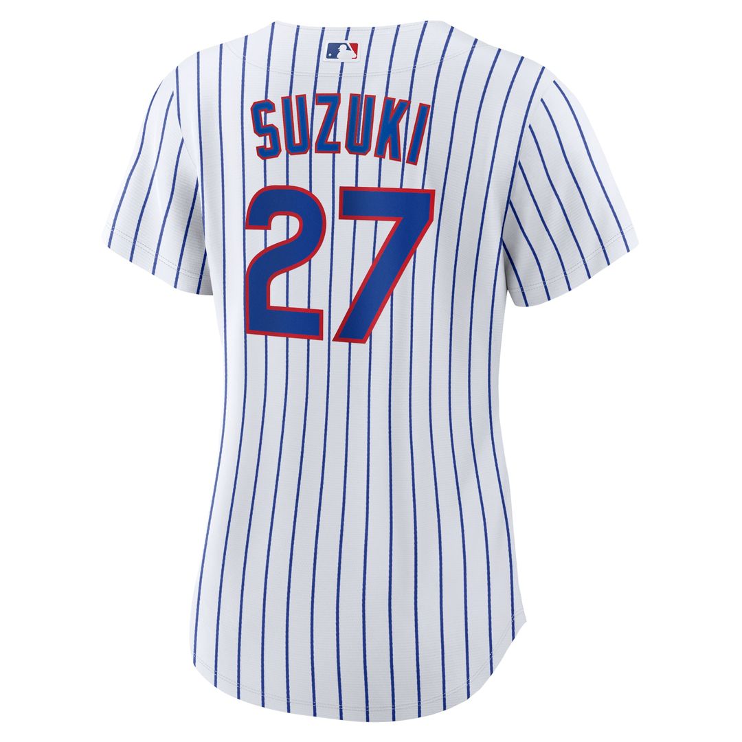 Seiya Suzuki Chicago Cubs Nike Women's Home Replica Jersey - White