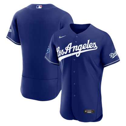 Los Angeles Dodgers Nike Alternate Authentic Jersey with Sponsor Patch - Royal