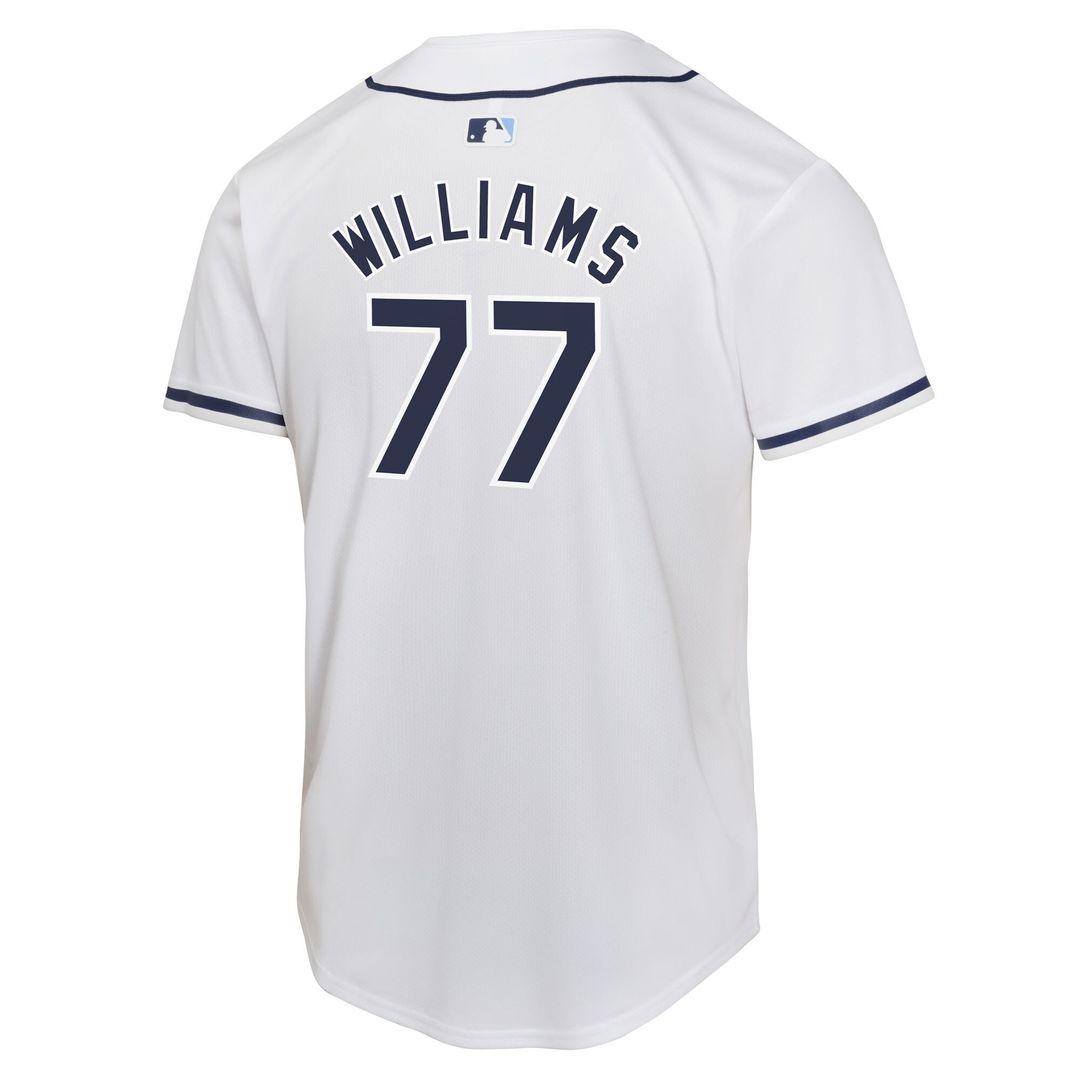 Carson Williams Tampa Bay Rays Nike Youth Home Player Game Jersey - White