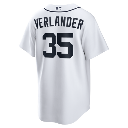 Justin Verlander Detroit Tigers Nike Home Replica Jersey - White