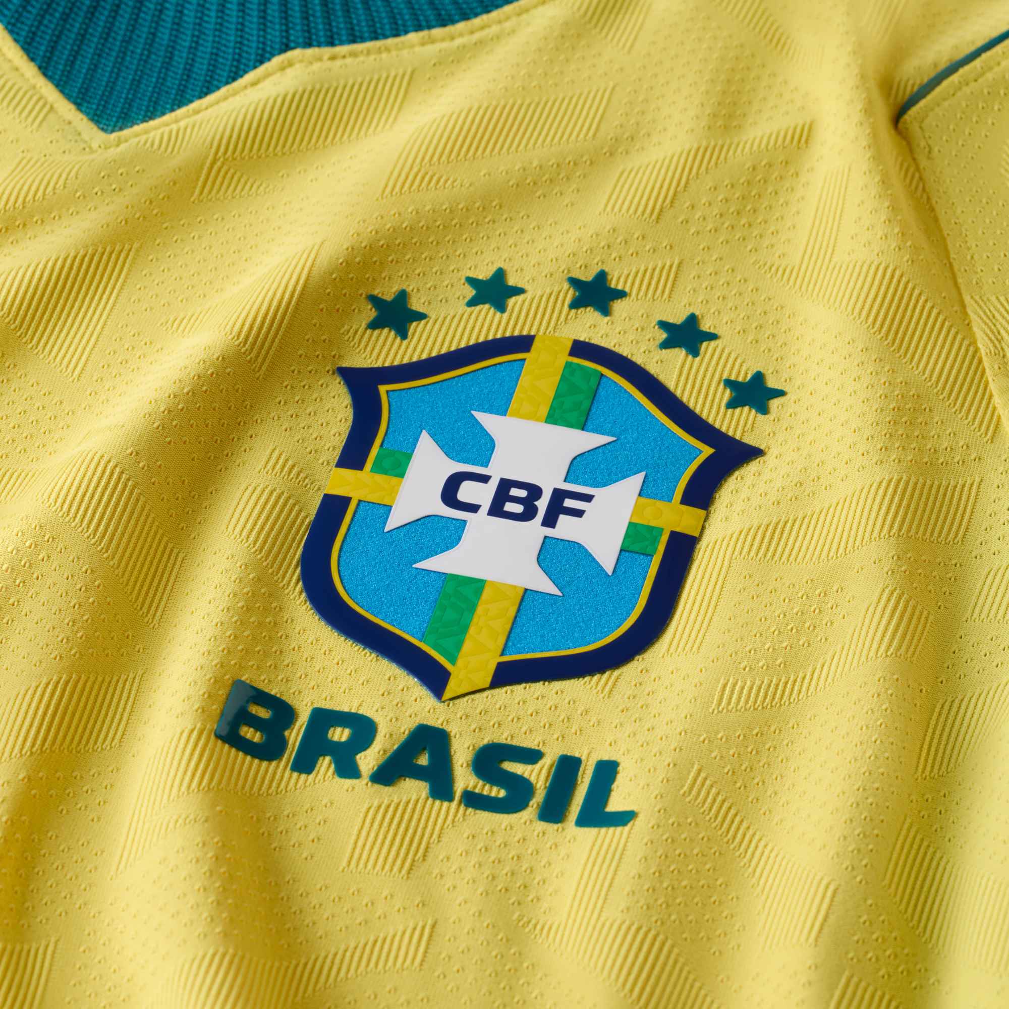 Brazil Neymar Jr. Match Authentic Home Jersey 2026 (Yellow/Teal)