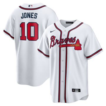 Men's #10 Chipper Jones Atlanta Braves Baseball Jersey