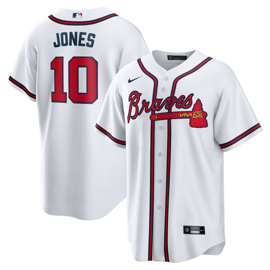 Men's #10 Chipper Jones Atlanta Braves Baseball Jersey