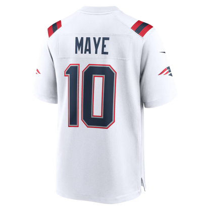 New England Patriots Road Game Super Bowl LX Patch Jersey - White