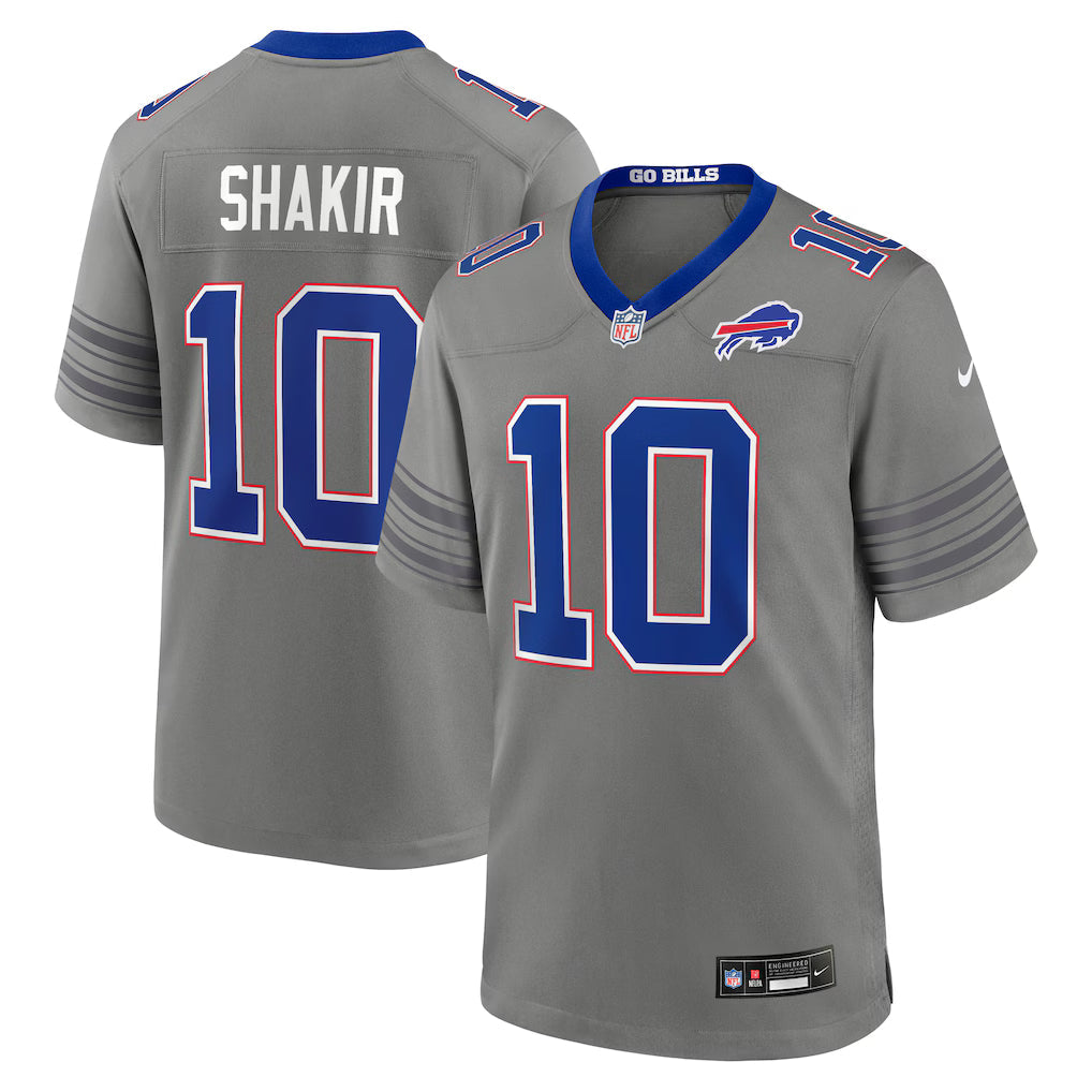 Buffalo Bills  Gray Nickel City Game Jersey