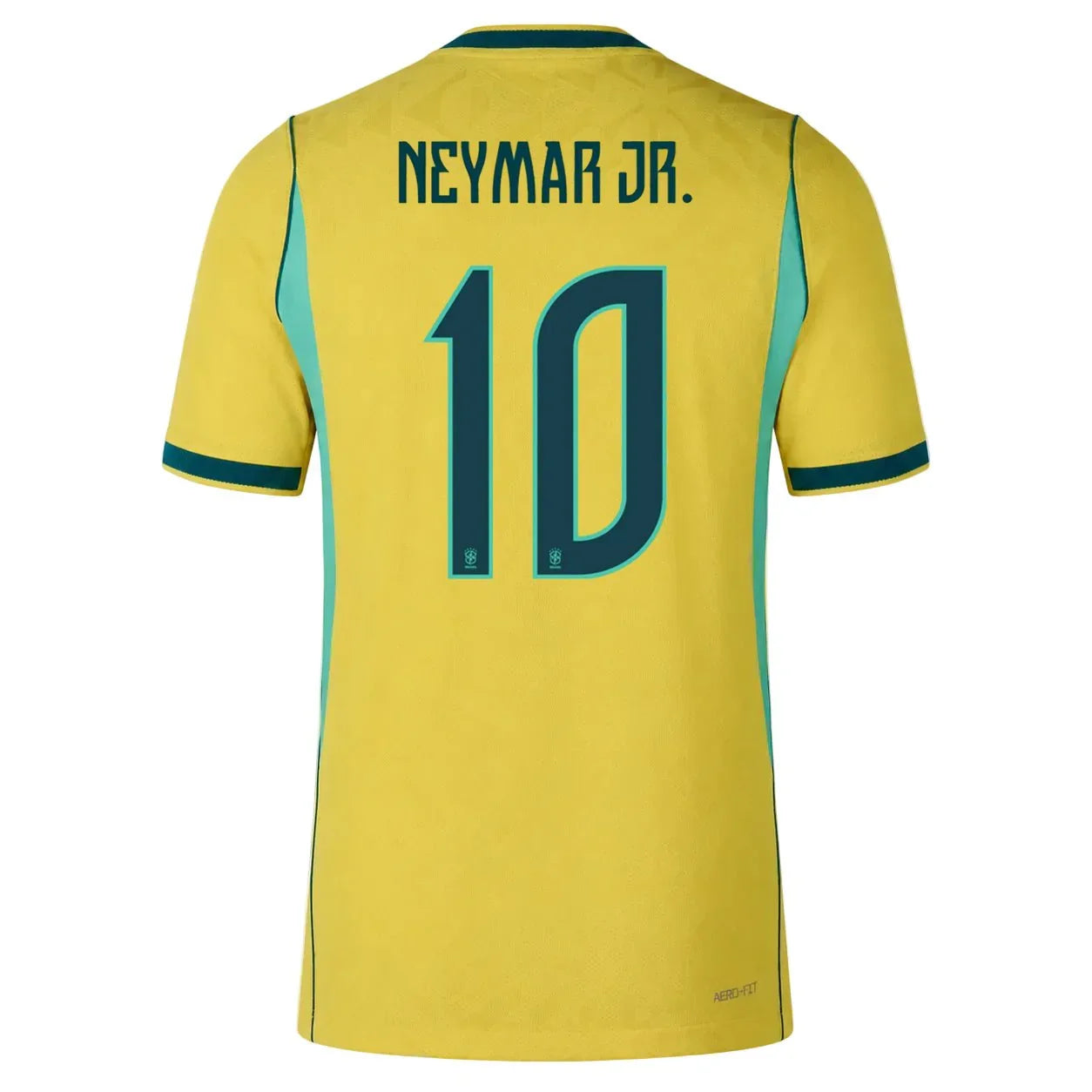 Brazil Neymar Jr. Match Authentic Home Jersey 2026 (Yellow/Teal)
