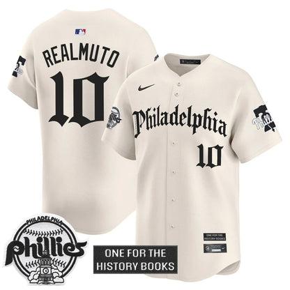 Men's Phillies 'Retro Newspaper Edition' Vapor Premier Limited Jersey - All Stitched