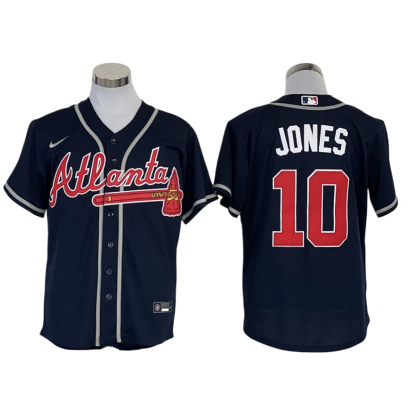 Men's #10 Chipper Jones Atlanta Braves Baseball Jersey
