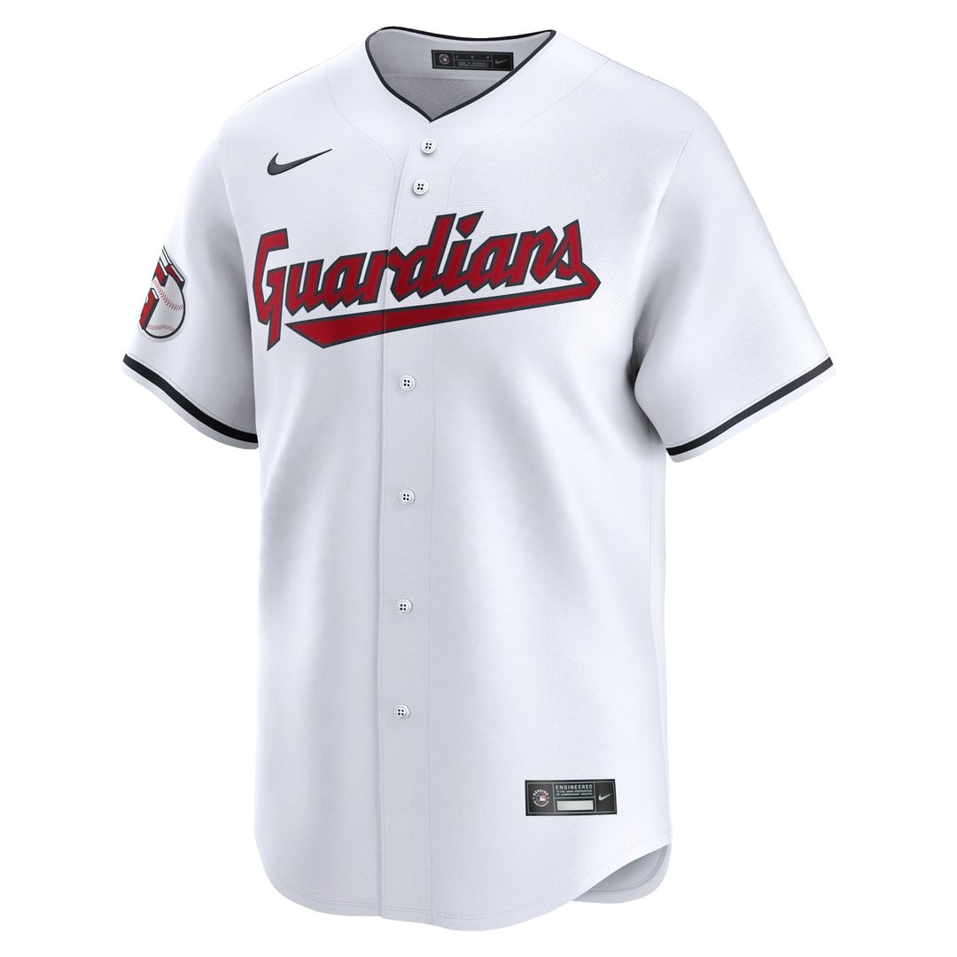 Bo Naylor Cleveland Guardians Nike Home Limited Player Jersey - White