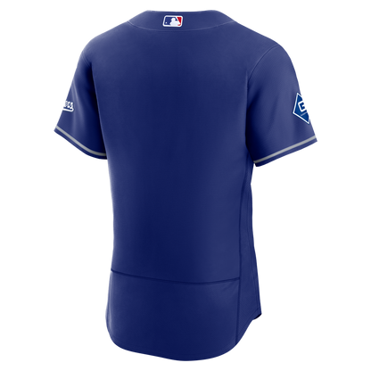 Los Angeles Dodgers Nike Alternate Authentic Jersey with Sponsor Patch - Royal