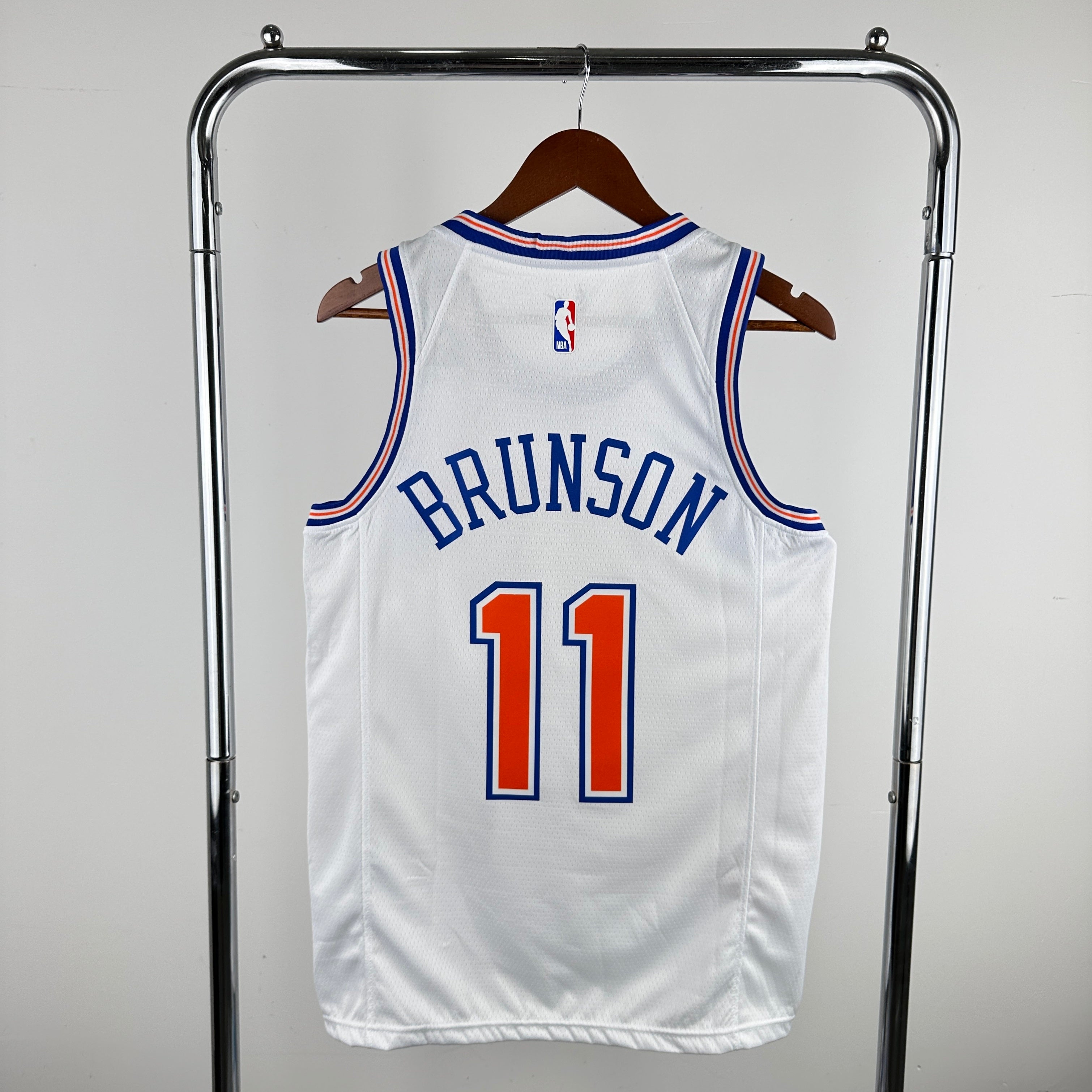 Men's #11 Jalen Brunson New York Knicks Basketball Jersey