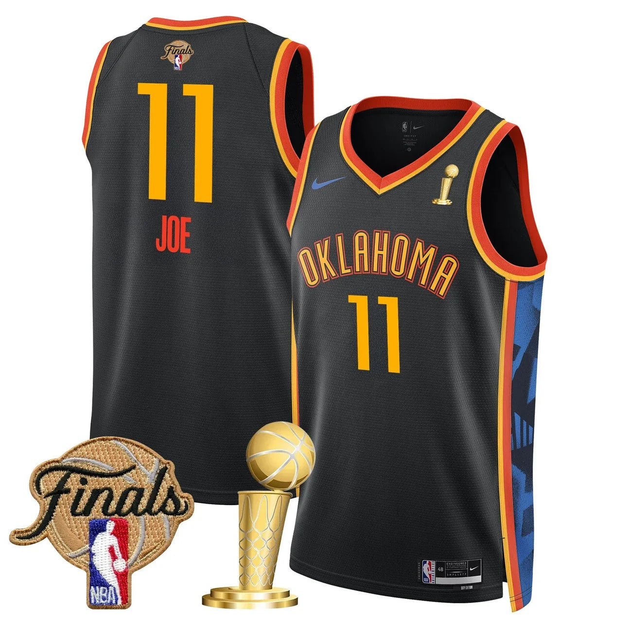 Men's Oklahoma City Thunder 2025 Champions Swingman Jersey - All Stitched